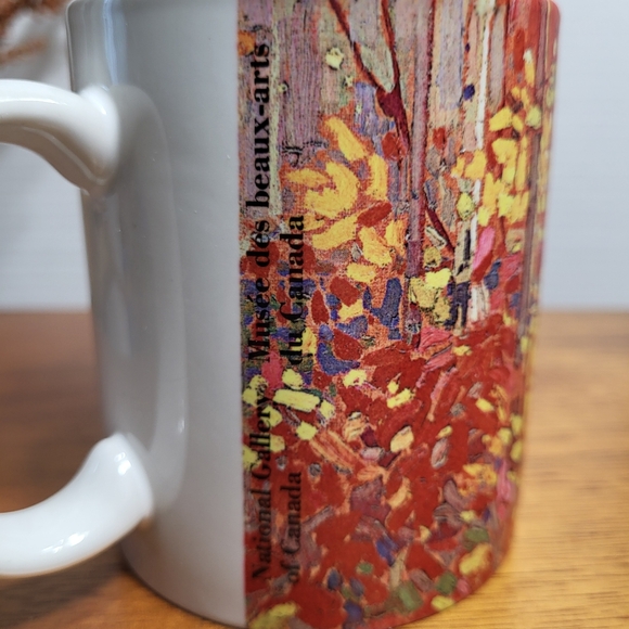 Vintage National Gallery of Canada Tom Thomson Artwork Coffee Mug 1995 - Picture 5 of 14